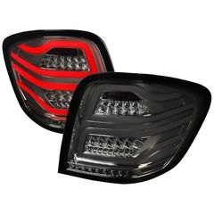 Πισινά Φανάρια Set Για Mercedes-Benz ML W164 05-08 Full Led Bar Φιμέ JunYan