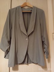 Σακάκι γυναικείο, νούμερο large, εποχή άνοιξη & φθινόπωρο,με σούρες στα μανίκια,Emery Rose