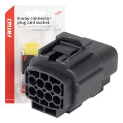 Amio - ΦΙΣΑ ΣΥΝΔΕΣΗΣ ΜΕ ΥΠΟΔΟΧΗ 8 PIN Φ2,2mm ΑΔΙΑΒΡΟΧΗ - 1 τεμ. (04350/AM)