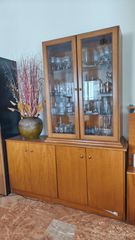 Ντουλάπια σαλονιού μασιφ ξύλο οξιάς