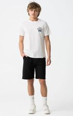 Παιδικό T-shirt oversized λευκό Tiffosi (12-16 ετών) 10060047
