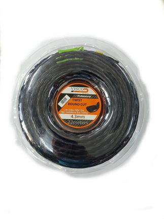 ΜΕΣΙΝΕΖΑ ΣΤΡΙΦΤΗ VISCO ΜΑΥΡΗ 4.3mm 22m