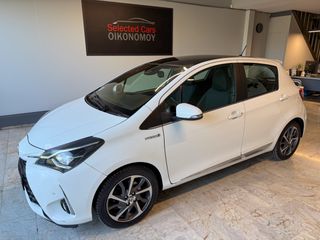 Toyota Yaris 2018 1.5 HYBRID STYLE PANORAMA * ΔΕΡΜΑ ALCANTARA *