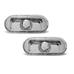 Πλαϊνά Φλας Φτερού Για VW Golf / Polo / Bora / Passat / Vento / Seat Ibiza / Cordoba Chrome 2 Τεμάχια