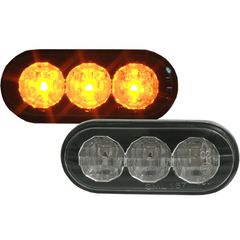 Πλαϊνά Φλας Φτερού Για VW Golf / Polo / Bora / Passat / Vento / Seat Ibiza / Cordoba 3 Led Black 2 Τεμάχια