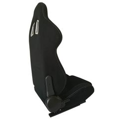 Καθίσματα Bucket Apollo Sport Ύφασμα Μαύρο Με Άσπρες Ραφές Ζευγάρι 2 Τεμαχίων