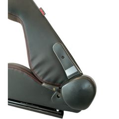 Καθίσματα Bucket Apollo Sport Δερματίνη Μαύρο Με Κόκκινες Ραφές Ζευγάρι 2 Τεμαχίων