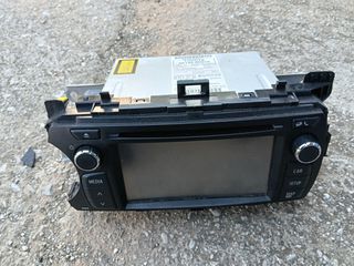 ΡΑΔΙΟ-CD-MP3 KAI ΟΘΟΝΗ NAVI   TOYOTA YARIS   11-17