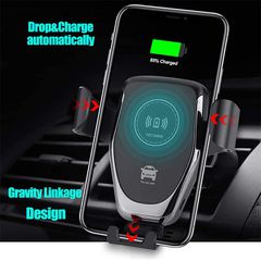Βάση Κινητού Αυτοκινήτου Με Wireless Fast Charger "Mount Charger'"