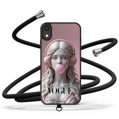 Samsung S908B Galaxy S22 Ultra - CrossBody Strap Θήκη με Universal Λουράκι Κινητού και σχέδιο Buble