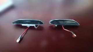 ζευγάρι φλας led μαύρα φιμέ για BMW Ε46