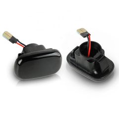 Πλαϊνά Φλας Φτερού Για Toyota Avensis / Hilux / Celica / Prius / Corolla Led Dynamic Φιμέ 2 Τεμάχια
