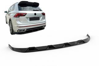 ΠΙΣΩ ΣΠΟΙΛΕΡ Rear Bumper Spoiler Lip VW Tiguan II Mk2 R/ R Line Facelift (2020-2024) Black