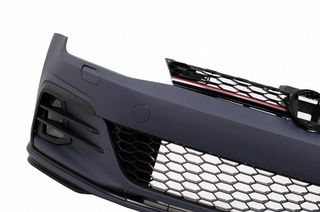 Μπροστινός Προφυλακτήρας Για VW Golf VII (7.5) 17-20 Facelift Με Led Προβολείς Ομίχλης GTI Look & Μάσκα
