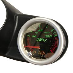 Όργανο Θερμοκρασίας Λαδιού Racesport "Phantom Look" Φιμέ 52mm Με 7 Χρώματα