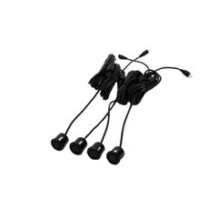 Σύστημα Παρκαρίσματος PDC Με 4 Αισθητήρες 18mm Μαύρο Χρώμα Με Οθόνη Led Amio Gold 01577