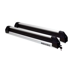 Μπάρες Βάσεις Σκι / Snowboard Αλουμινίου Menabo Silver Ice (6 Ζεύγη Σκι ή 4 Snowboards) 2 Τεμάχια