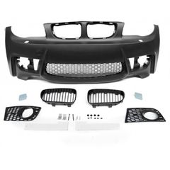 Μπροστινός Προφυλακτήρας Για Bmw 1 E81/82/87/88 04-13 1M Look Με Καρδιές Μάσκας