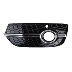 Δίχτυ Προφυλακτήρα Εμπρός Πλαινό Για Audi Q3 8U 11-15 RSQ3 Look Γυαλιστερό Μαύρο / Χρώμιο Με Pdc Αριστερό & Δεξί 2 Τεμάχια