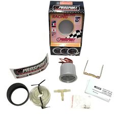 Όργανο Υποπίεσης Αέρα Vacuum Prosport Diamond Series Mirror Look Φιμέ 52mm 270 Μοίρες