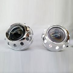 Προτζέκτορες Φαναριών Bi-Xenon Για Retrofit 2.5" H1 Mini Cooper Look Με CCFL Angel Eyes 2 Τεμάχια