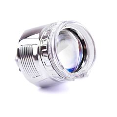 Καπάκια Για Προτζέκτορες 2.5" Mini AE Με Led Angel Eyes Χρώμιο Retrofitlab 2 Τεμάχια