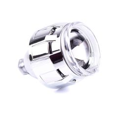 Καπάκια Για Προτζέκτορες 2.5" Mini Gatling Gun Με Led Angel Eyes Χρώμιο Retrofitlab 2 Τεμάχια