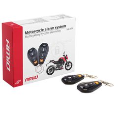 Συναγερμός Μηχανής Με 2 Remote Control Amio MCA14-thumb-2