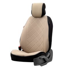 Πλατοκάθισμα Αυτοκινήτου Otom Active Pro Ύφασμα Lacoste Ανάγλυφο Καπιτονέ Μπεζ ACTP-103 1 Τεμάχιο