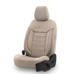 Καλύμματα Αυτοκινήτου Otom Comfortline Design Universal Sued / Rachel / Δερματίνη Σετ Εμπρός / Πίσω 11 Τεμαχίων Μπεζ CMF-210