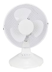 Ανεμιστήρας επιτραπέζιος με διάμετρο Φ23cm 230V 25W 3 πτερύγια σε λευκό χρώμα με 2 ταχύτητες