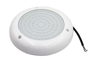 Φωτιστικό πισίνας PC LED ρητίνης Φ230mm 24W εναλλαγή απόχρωση φωτός RGB 24VDC IP68 με 2 αγωγούς