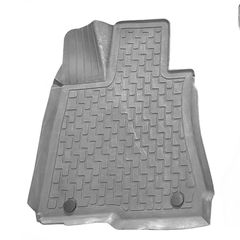 Πατάκια Σκαφάκια 3D Από Λάστιχο Για Mercedes-Benz S-Class 05-13 W221 Long "Star Diamond" 5 Τεμάχια Γκρι