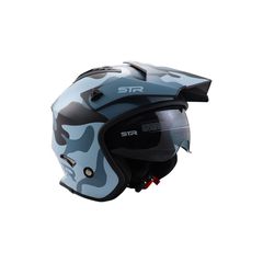 STR Κράνος Ανοιχτό S1-BLOX CAMOUFLAGE με Γείσο
