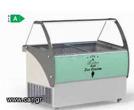 Scoop ice cream vitrine