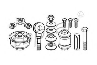 TOPRAN 102 812 - mounting kit Σετ επισκευής, ψαλίδι