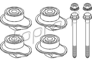 TOPRAN 111 009 755 - mounting kit axle beam Σετ εδράνων, σώμα άξονα