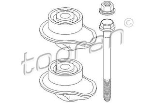TOPRAN 109 781 755 - mounting kit axle beam Σετ εδράνων, σώμα άξονα