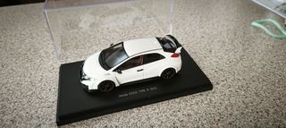 Honda civic type r fk2 2018 μινιατούρα σε κλίμακα 1/43 από την EBBRO