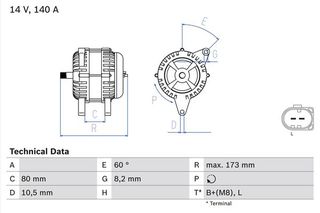 BOSCH BX ΔΥΝΑΜΟ IVECO