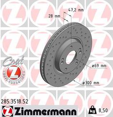 ZIMMERMANN ΔΙΣ/ΚΕΣ ΤΡΥΠΗΤΕΣ SPORT HYUNDAI