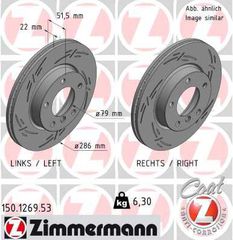 ZIMMERMANN ΔΙΣ/ΚΕΣ ΧΑΡΑΚΤΕΣ SPORT BLACK Z