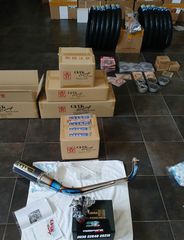 exatmisi OVER RACING GP-PERFORMANCE XL TITANIUM  Full Titanium  gia dax chaly z50 monkey c50 glx50 astrea supra