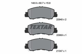 TEXTAR ΔΙΣΚΟΦΡΕΝΑ MITSUBISHI