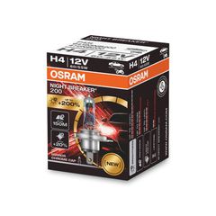 Λάμπα Osram H4 12V 60/55W Night Breaker 200 +200% Έξτρα Φως 64193NB200