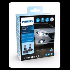 Λάμπες Philips H3 Ultinon Pro3022 Led 12V 24V 18W 6000K 2τμχ 11336U3022X2