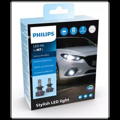 Λάμπες Philips H7 Ultinon Pro3022 Led 12V 24V 20W 6000K 2τμχ 11972U3022X2