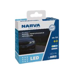 Λάμπες Narva HIR2 Range Performance Advanced Led 12V/24V 19W 6000K 2τμχ - 18186RPNVAX2