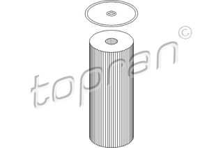 TOPRAN 108 007 - ΦIΛTPO ΛAΔIOY VW SKODA 1.9D