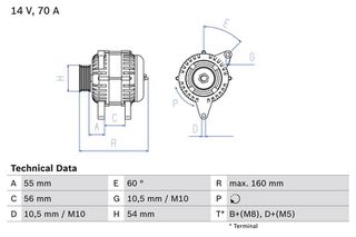 BOSCH BX ΔΥΝΑΜΟ OPEL